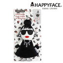 HAPPY FACE EMMA ぬいぐるみ リール付き バッグチャーム キーホルダー ハッピーフェイス マスコット 雑貨 チャーム キーホルダー キーリング き...