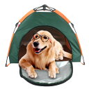 【当店ポイント10倍】 ペットテント アウトドア キャンプ 防雨 日焼け防止 ポータブル 犬 猫 テント ペットハウス ペットベッド 半自動ペットテント