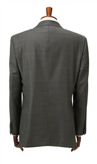 【洋服の青山】スーツ 秋冬用 グレー系 プレミアムスタンダードスーツ メンズ ビジネス フォーマル 婚礼 DORMEUIL Savile Row 標準体 ゆったり ストレッチ 2ボタン ワンタック ウール100％ プレミアムスーツ 高級 ブランド キュプラ裏地