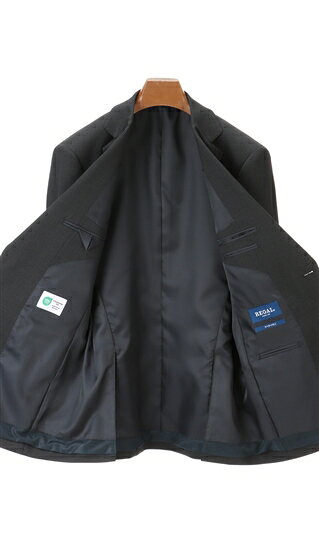 【洋服の青山】秋冬 グレー系 スタンダードスーツ ウォッシャブル OEKO-TEX REGAL メンズ ビジネス ストレッチ 長袖 標準体 ツータック 織柄 2ボタン 洗える シャワークリーン エコ素材 快適な着心地 折り目スッキリ 総裏 おしゃれ かっこいい