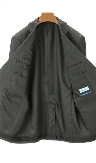 【洋服の青山】秋冬 グレー系 スタンダードスーツ ウォッシャブル CHRISTIAN ORANI メンズ ビジネス セットアップ 上下セット テーラード ジャケット パンツ ストレッチ 長袖 標準体 ワンタック ヘリンボーン 2ボタン 洗える おしゃれ かっこいい 新卒 新社会人 入社式