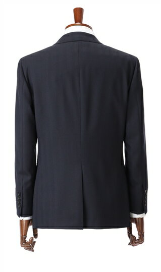 【洋服の青山】秋冬 ネイビー系 プレミアムスタイリッシュスーツ Savile Row メンズ ビジネス 長袖 標準体 ツータック 織柄 3ボタン 完成度の高いカッティング 快適な着心地 ブリティッシュテイスト テーパードスラックスおしゃれ かっこいい