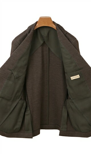 スーツ メンズ 色織りストライプ柄 ポリエステル スリムフィット テーラードジャケット 宝藍色