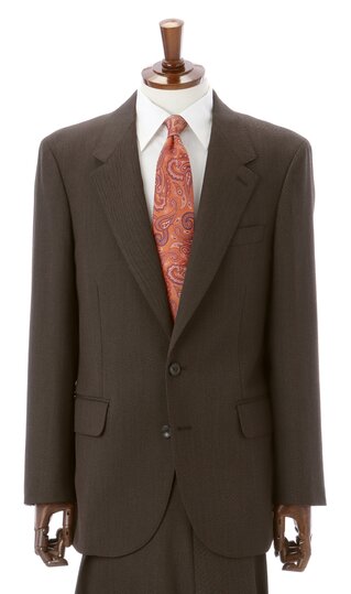 【洋服の青山】秋冬 ブラウン系 トラディショナルスーツ《MORLES》