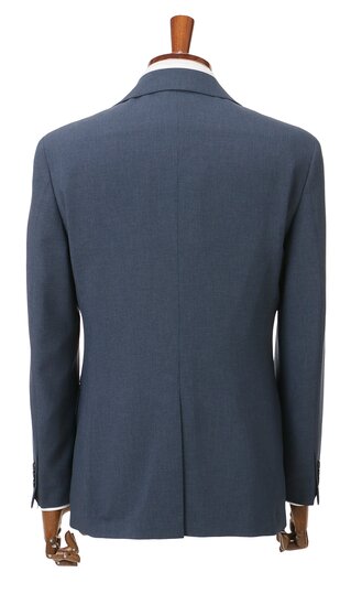 【洋服の青山】スーツ メンズ スリム ブルー 青 千鳥格子 春夏秋冬 オールシーズン 2ボタン 背抜き センターベント ワンタック 大きいサイズ 洗える ウォッシャブル ストレッチ 動きやすい ビジネス 仕事 フォーマル 卒業式 入学式 メンズスーツ 紳士服 背広 40 50代 男性