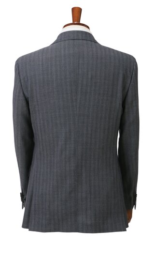 【洋服の青山】スーツ メンズ スリム 春夏秋冬用 ネイビー グレー プレミアム ウールカシミヤ昆 2ボタン 背抜き サイドベンツ ワンタック ビジネス オフィス 仕事 営業 商談 会食 セレモニー パーティ 二次会 入学式 卒業式 光沢 なめらか 紺 オールシーズン ライトグレー