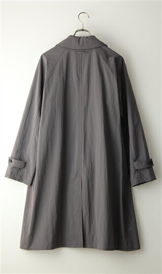 【洋服の青山】メンズ コート 秋冬用 グレー系 ステンカラーコート 紳士服 アウター メンズコート ビジネス カジュアル ハーフコート アウター 撥水加工 かっこいい おしゃれ 伸縮性 灰色 ラグランスリーブ カフスタブベルト MORLES