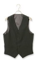【洋服の青山】春夏 ブラック系 リバーシブルベスト【PT-9】【ウォッシャブル】【セットアップ着用可】