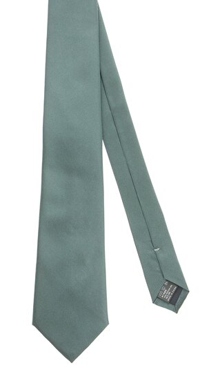 【洋服の青山】メンズ ネクタイ グリーン系 レギュラータイ