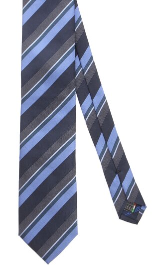 【洋服の青山】メンズ ネクタイ ネイビー系 プレミアムレギュラータイ【MOLINELLI】