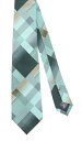 【洋服の青山】メンズ ネクタイ グリーン系 プレミアムレギュラータイ【WAFFLE WITH OMBRE COLOR】