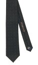 【洋服の青山】メンズ ネクタイ ブラック系 プレミアムレギュラータイ【PRINT ON SUITS FABRIC】