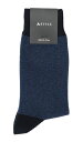 【洋服の青山】お買い得 靴下 ソックス(25~27cm) メンズ ネイビー系 織柄 ビジネス カジュアル メンズソックス 抗菌 消臭 伸縮性 かっこいい おしゃれ