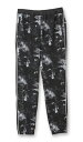 【洋服の青山】セットアップ可 ナイロンワッシャー切替パンツ オールシーズン用 ブラック系 ウォッシャブル ストレッチ 撥水加工 接触冷感 UVカット アウトドア スポーツ ジョガーパンツ かっこいい おしゃれ ブランド リーボック Reebok