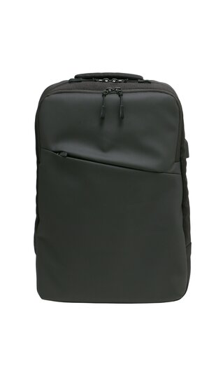 【洋服の青山】メンズ ブラック系 黒 鞄 かばん バッグ リュックサック バックパック 撥水加工 ビジネス 出張 A4ファイル収容可能 14インチのPCが収納可能 容量:18L 重量:約570g【UTILITY PACK COLLECTION】