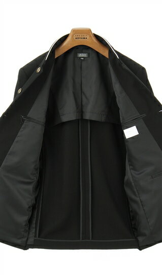 【洋服の青山】 オールシーズン用 ブラック系 【1930品番シリーズ】詰襟学生服上着【高品質大き目タイプ】 I.M.G.N 学生服 制服 学校 724