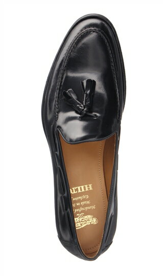 【洋服の青山】メンズ ビジネスシューズ ブラック ローファー【CALZOLERIA TOSCANA】 HILTON イタリア製 レザー 革靴 高級感 光沢 レザーソール 通気性 滑りにくい 耐久性 オフィス 仕事 営業 セレモニー 春夏秋冬 男性 皮靴 紳士靴 おしゃれ 本革