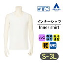 【洋服の青山】#すご 秒乾 すぐ乾く クルーネック インナー メンズ ノースリーブ オールシーズン ホワイト 白無地 吸汗速乾 軽量 軽い 伸縮性 Vネック 下着 シャツ ドライ ビジネス カジュアル ビジカジ スポーツ 運動 仕事 春夏秋冬 シンプル