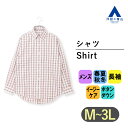 【洋服の青山】EASY CARE 簡単アイロン 長袖 カジュアルシャツ メンズ オールシーズン レッド 赤 チェック ボタンダウン ウォッシャブル 洗える 春夏 秋冬 トップス 普段着 ワイシャツ Yシャツ カッターシャツ 男性 かっこいい おしゃれ リーガル REGAL(4)