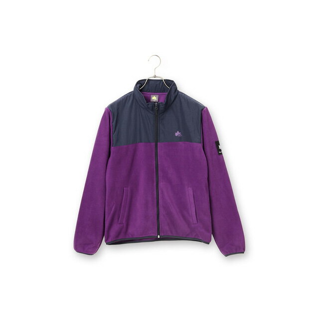 【洋服の青山】秋冬用 パープル系 ハイブリッドフリースフルジップ おしゃれ かっこいい メンズ カジュアル ウォッシャブル 洗える 撥水加工 長袖 アウター アウトドア その1