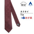 【洋服の青山】《あす楽》＼オンラインストア限定／ ネクタイ レギュラータイ エンジ系 ワインレッド ドット ビジネス オフィス 通勤 面接 就職 就活 リクルート フレッシャーズ インターンシップ 転職 メンズ 紳士服 かっこいい おしゃれ MODA RITORNO