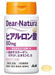 2粒にヒアルロン酸60mgと、美容が気になる方にうれしい低分子コラーゲン、潤いをサポートするセラミドを配合。さらにビタミンC、Eもプラス。発売元／アサヒフードアンドヘルスケア(株) 　区分／健康食品　日本製 広告文責／株式会社コトブキ薬局　TEL／0667200480　