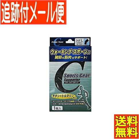 【メール便送料無料】テルコーポレーション スポーツギアサポーター ひざL (ひざまわり38cm～42)