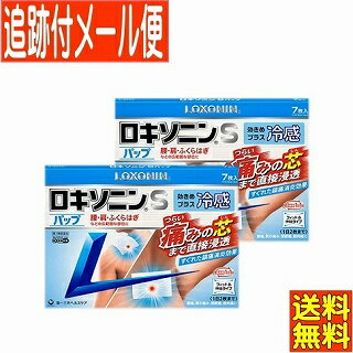 【2個セット】【第1類医薬品】ロキソニンSパップ 7枚 第一三共 【メール便送料無料/2個セット】 1