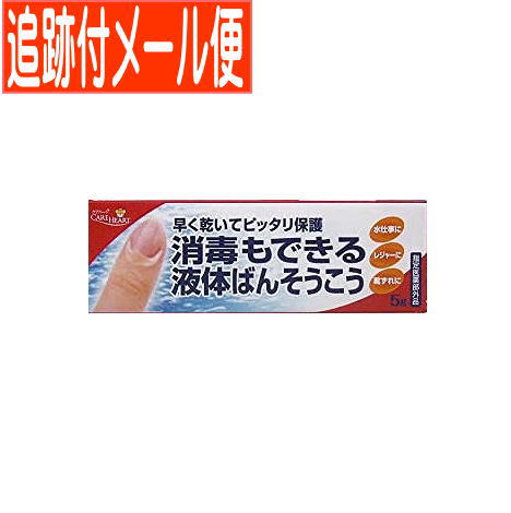 【メール便送料無料】ケアハート 消毒もできる液体ばんそうこう 5g