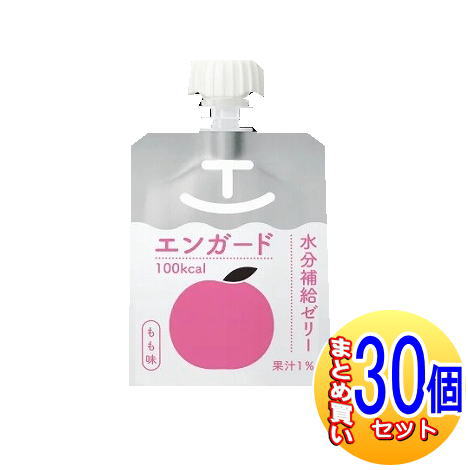 【30個セット】エンガード水分補給ゼリー　もも　(150g×6個)×5個【小型宅配便】