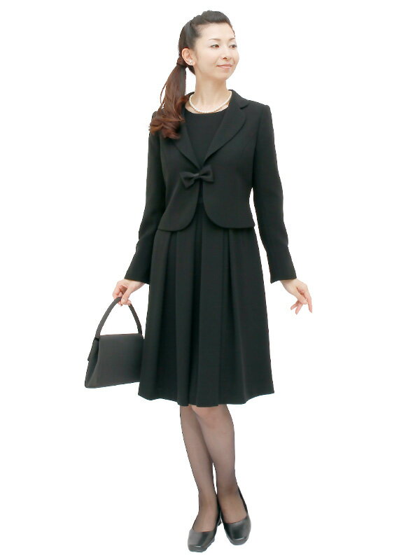 【レンタル】【フルセット】[東京即日受取専用商品][北千住センター][喪服レンタル][礼服レンタル]アンサンブル[ブラックフォーマル][ブラックスーツ][今日中][当日中][今夜のお通夜][明日の葬儀][明日の早朝][都内即日][東京当日][レディーススーツ]【NAZK007】