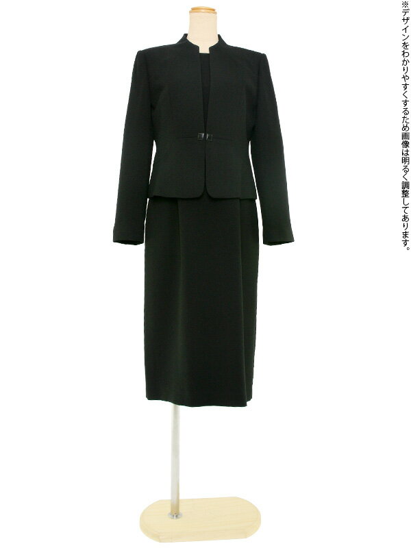 【レンタル】当日発送 喪服 レンタル 礼服 レンタル〔804〕ジャカード織 喪服 レディース ブラックフォーマル アンサンブル ワンピース レンタル[卒業式][卒園式]{11号}{13号}{15号}{17号}{2}{3}{4}{5}{6}[女性 礼服][レディース]{七分袖}【fy16REN07】【0AZY804】 2