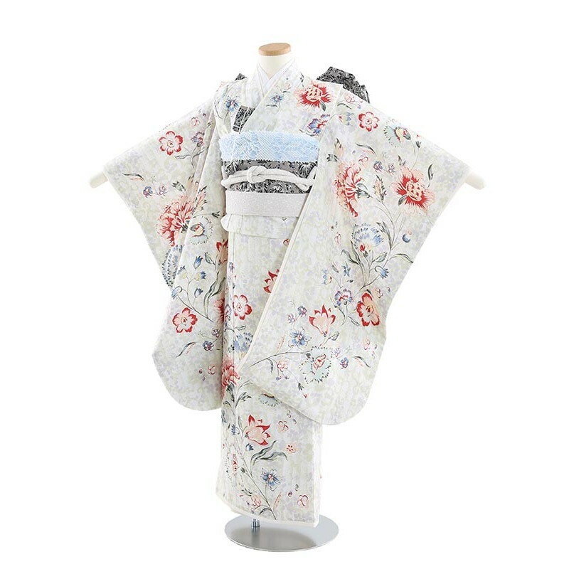 【レンタル】【あす楽】753 七五三 着物 7歳 フルセット 女の子 七五三 レンタル 女の子 七五三 レンタル N706 JILL STUART 花更紗 ベージュ 7歳女の子 753 七五三 子供 7歳 女の子 往復送料無料【0APN706】