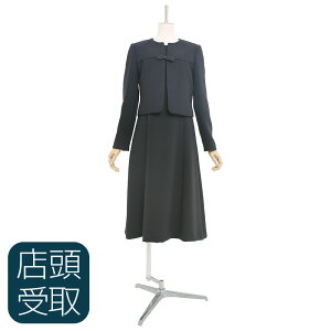 【レンタル】[東京即日受取専用商品][北千住センター][喪服レンタル][礼服レンタル]アンサンブル ワンピース レンタル[ブラックフォーマル][ブラックスーツ][今日中][当日中][今夜のお通夜][明日の葬儀][明日の早朝][都内即日][東京当日][レディーススーツ]【NAZ0010】