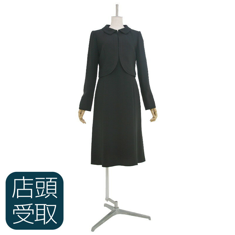 【レンタル】[東京即日受取専用商品][北千住センター][喪服レンタル][礼服レンタル]アンサンブル ワンピース レンタル[ブラックフォーマル][ブラックスーツ][今日中][当日中][今夜のお通夜][明日の葬儀][明日の早朝][都内即日][東京当日]NAZK025【NAZK025】 1