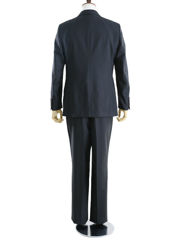 【レンタル】メンズスーツレンタル 016 FICCE ネイビー シングルボタン スリーピース ベスト フルセット 在宅勤務 テレワーク Zoom会議 web会議[fy16REN07]【0CW0016】