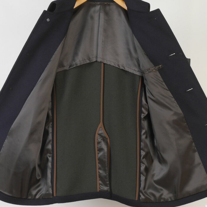 ビジネスコート メンズウール ステンカラーコート ハーフコートM/L/LL 全2色 18000 i RC3105