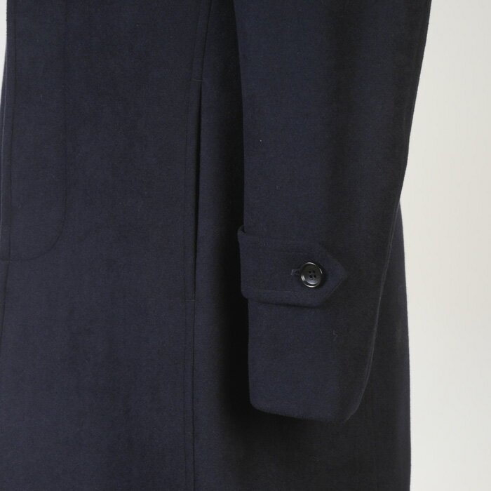 ビジネスコート メンズウール スタンドカラーコートLサイズ 濃紺 SG-L 16000 SC71057-g3-