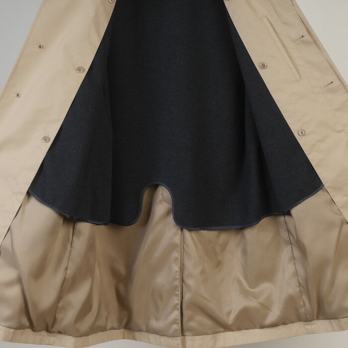 ステンカラー コート メンズ【Lサイズ】ビジネス ライナー付き コート綿混紡素材 全2色 SG-L 13000 GC22039