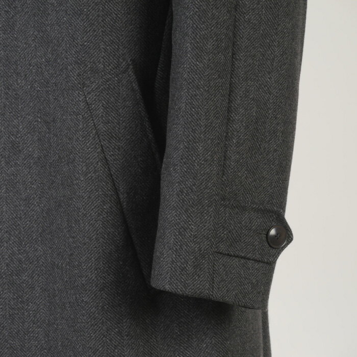 ステンカラーコート メンズ【Mサイズ】ビジネス カジュアル コートラグラン袖 ウール100％素材 SG-M 16000 GC32093