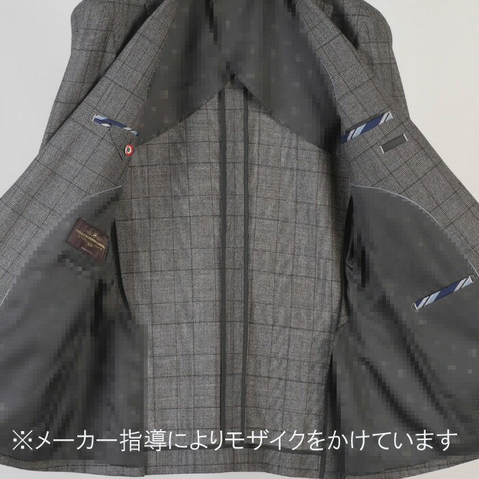 スーツ【CANONICO】カノニコ 1タック ビジネススーツ メンズ【Y8】段返り3釦 グレンチェック 27000 SS2102