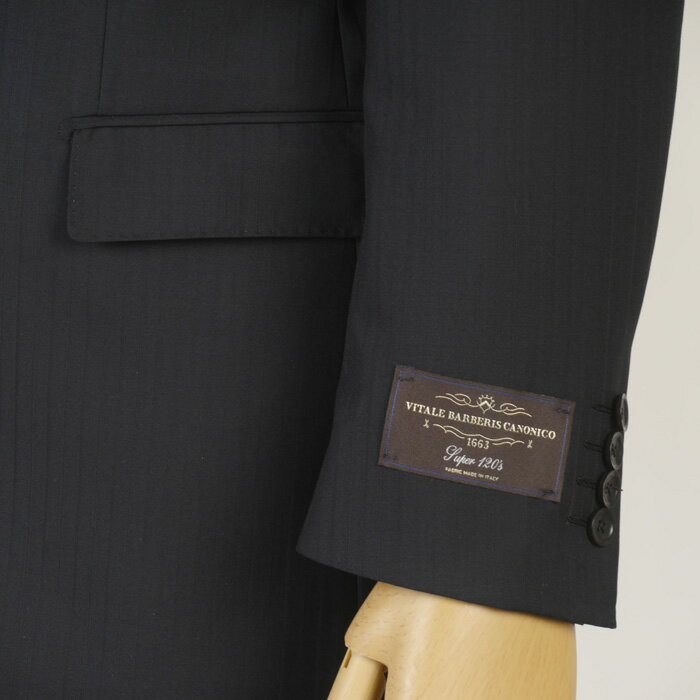 ビジネススーツ メンズ【CANONICO】カノニコノータック Super120's細番手ウール素材【BB体】36000 bi tRS7010bb