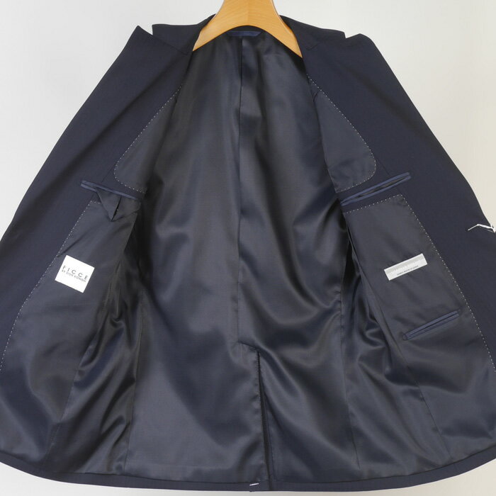 スーツ【FICCE】フィッチェ ノータック スリム ビジネススーツ メンズ日本尾州産生地「SPARKLE BRIGHT」全3柄 25000 wRS8001