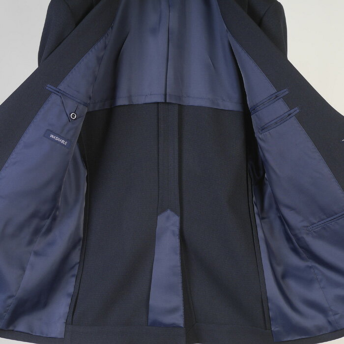 スーツ3ピース ノータック スリム ビジネススーツ メンズ【Y7】ウォッシャブル 全2柄 18000 SS8017