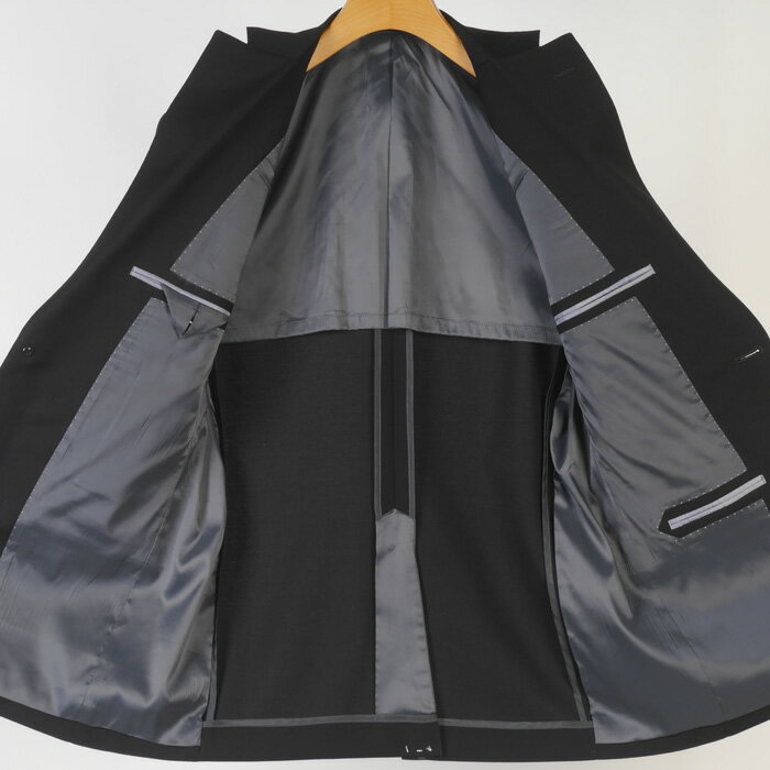 礼服ノータック ブラックフォーマル メンズ【A5】略礼服 アジャスター付き 18000 SF7004