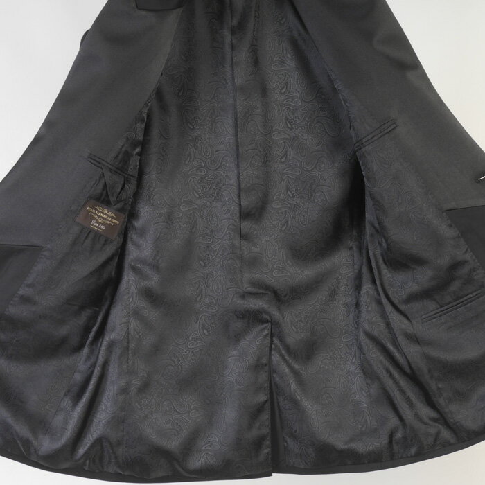 タキシード カノニコ 【CANONICO】 フォーマルスーツ メンズスリーピース ノータック シングル2釦ジャケット ダブル8釦ベスト付き 【ALサイズ】 45000 ST7503