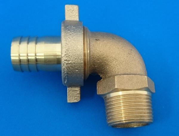 乐天商城 - 耐食　砲金　分離型ホースエルボ　1