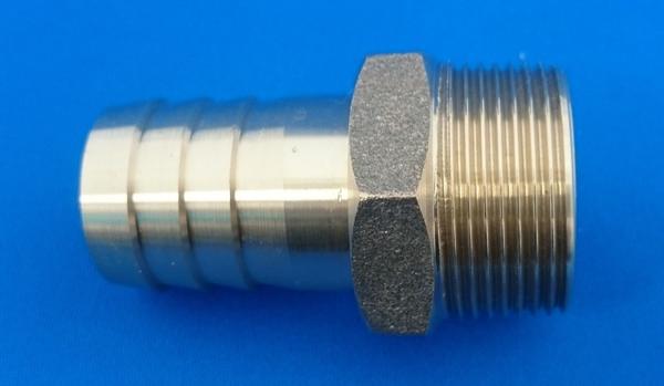 黄銅　ホースニップル　3/4用（20A）ホース口19mm　ポンプ　配管　ホース タケノコ