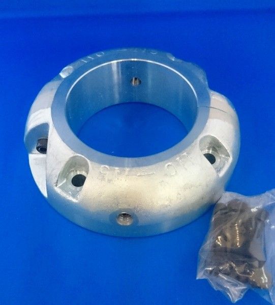 送料無料115Φ 二つ割 シャフト亜鉛 プロペラ用 ペラ軸 シャフト保護亜鉛115mm シャフトアエン ペラ亜鉛 ペラアエンプロペラ亜鉛 防蝕亜鉛 プロペラ防食亜鉛 プロペラ用保護亜鉛115