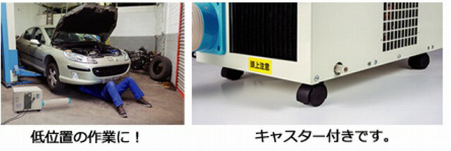 送り先法人限定ナカトミ SAC-25FC フロア型スポットクーラー (単相100V)SAC25FC